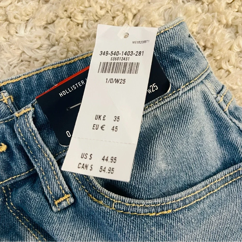 Hollister Ultra High-Rise Mom Denim Shorts NWT - Picture 10 of 10